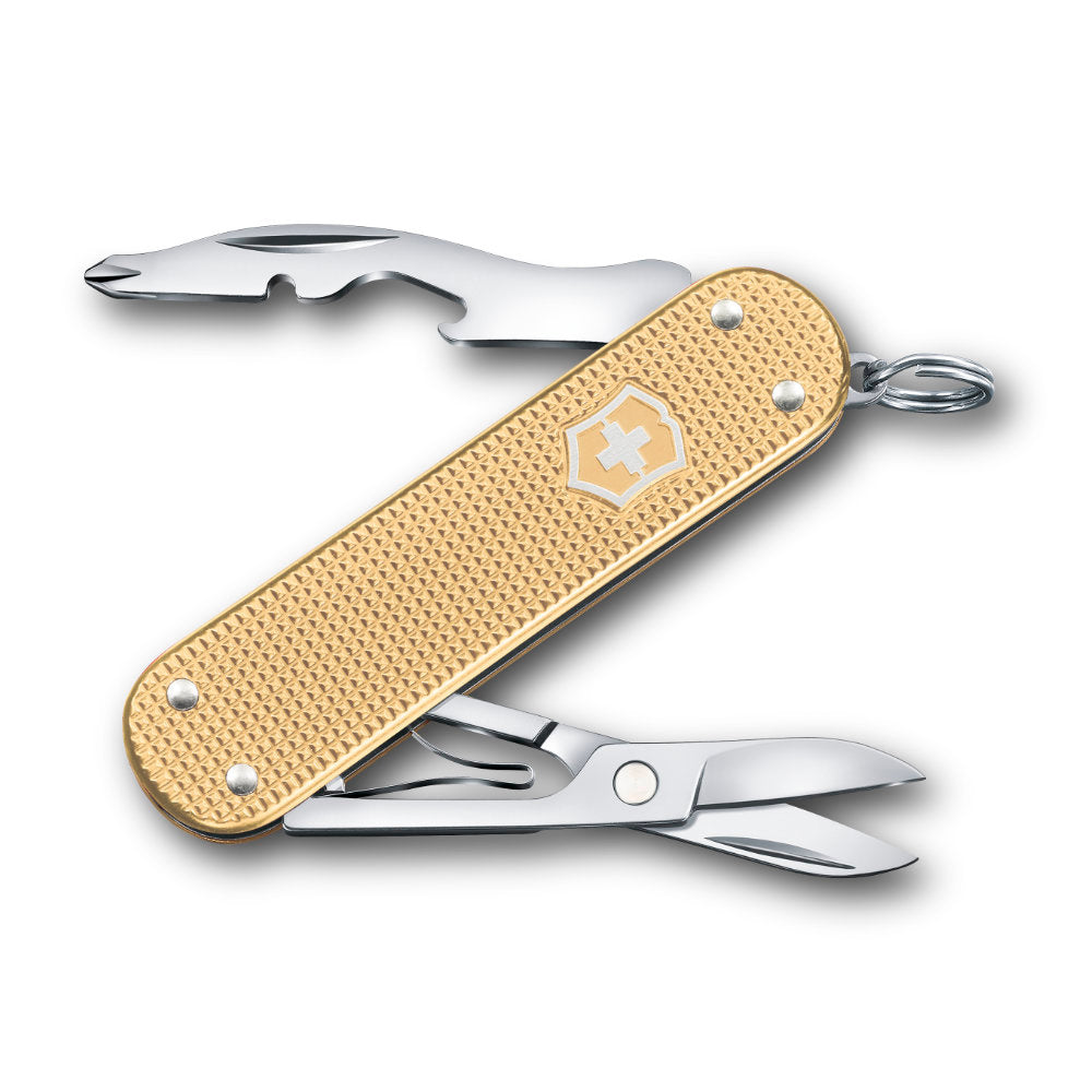 Victorinox Companion S Gold Alox Bladeless Keychain Pocket Tool
