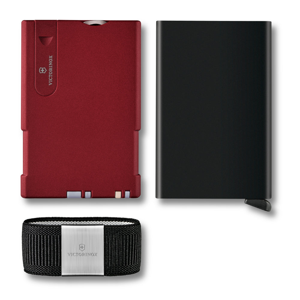 Victorinox Secrid Smart Card Wallet in Iconic Red