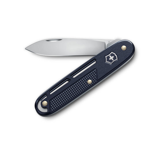 Victorinox Onefold Alox Swiss Army Knife Navy Blue Open