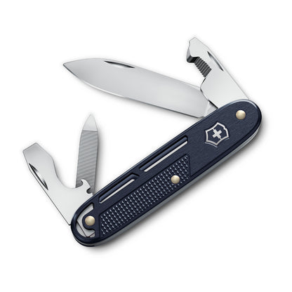 Victorinox Synergy Alox Swiss Army Knife Navy Blue Open