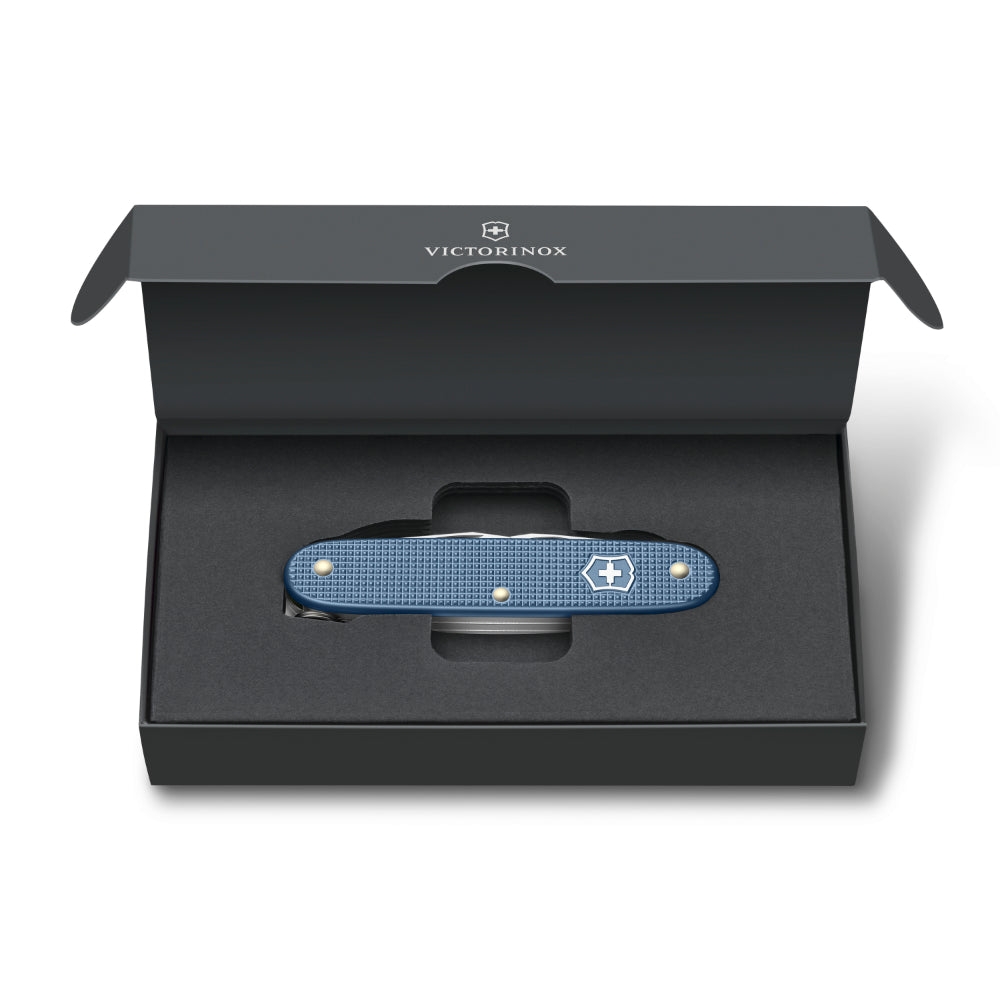 Victorinox Glacial Blue Pioneer X Alox 2026 Limited Edition Swiss Army Knife in Presentation Box