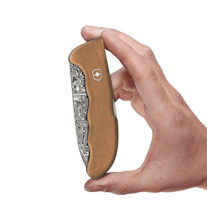 Victorinox Damast Evoke Limited Edition 2026 Swiss Army Knife in Hand