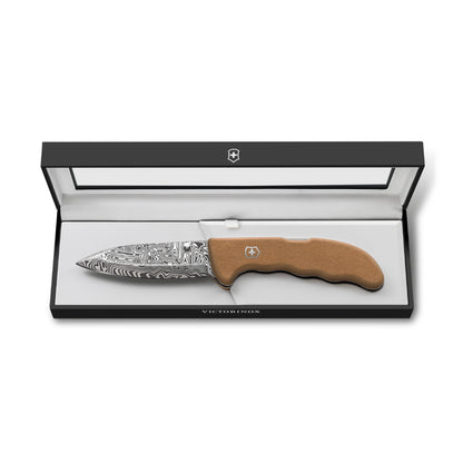 Victorinox Damast Evoke Limited Edition 2026 Swiss Army Knife in Open Box for Presentation