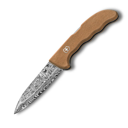 Victorinox Damast Evoke Limited Edition 2026 Swiss Army Knife with Locking Blade Open