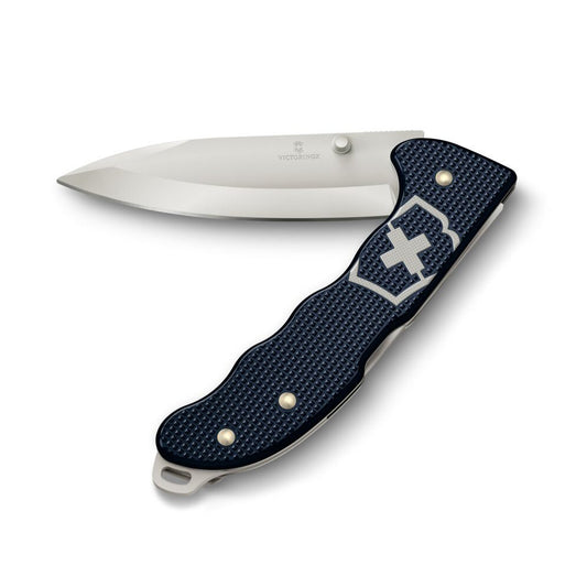 Victorinox Evoke Alox Dark Blue Lockblade Swiss Army Knife at Swiss Knife Shop