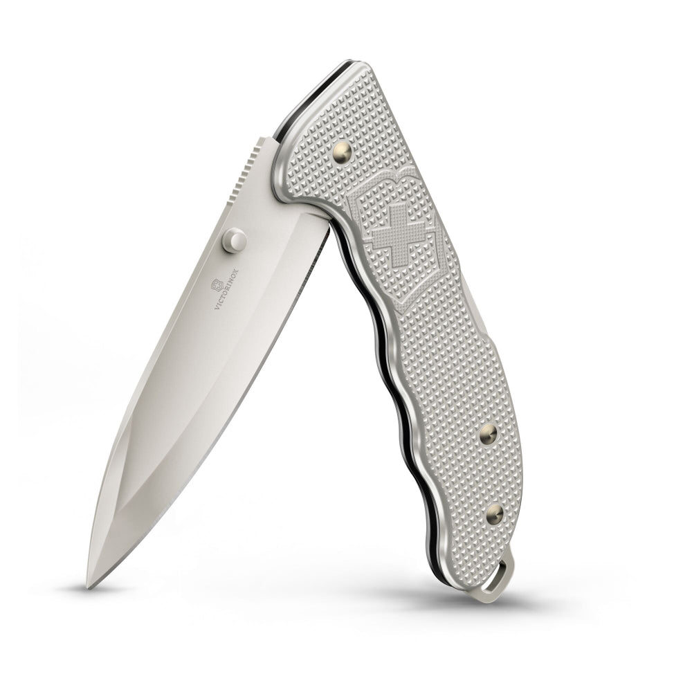 Victorinox Evoke Alox Lockblade Swiss Army Knife with Clip Fanned Open