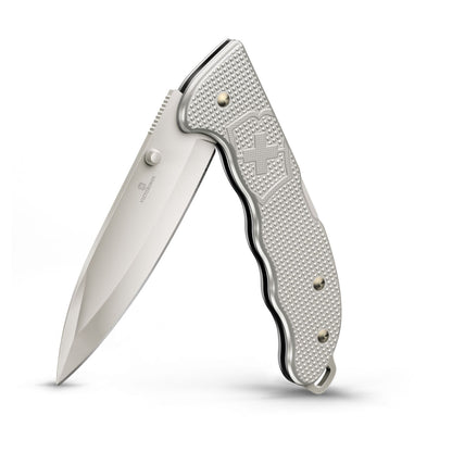Victorinox Evoke Alox Lockblade Swiss Army Knife with Clip Fanned Open