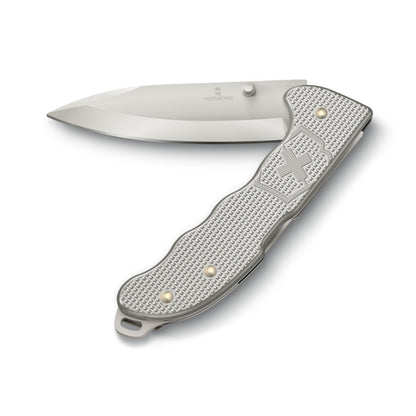 Victorinox Silver Evoke Alox Lockblade Swiss Army Knife with Clip