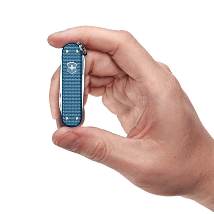 Victorinox Glacial Blue Classic SD Alox 2026 Limited Edition Swiss Army Knife in Hand