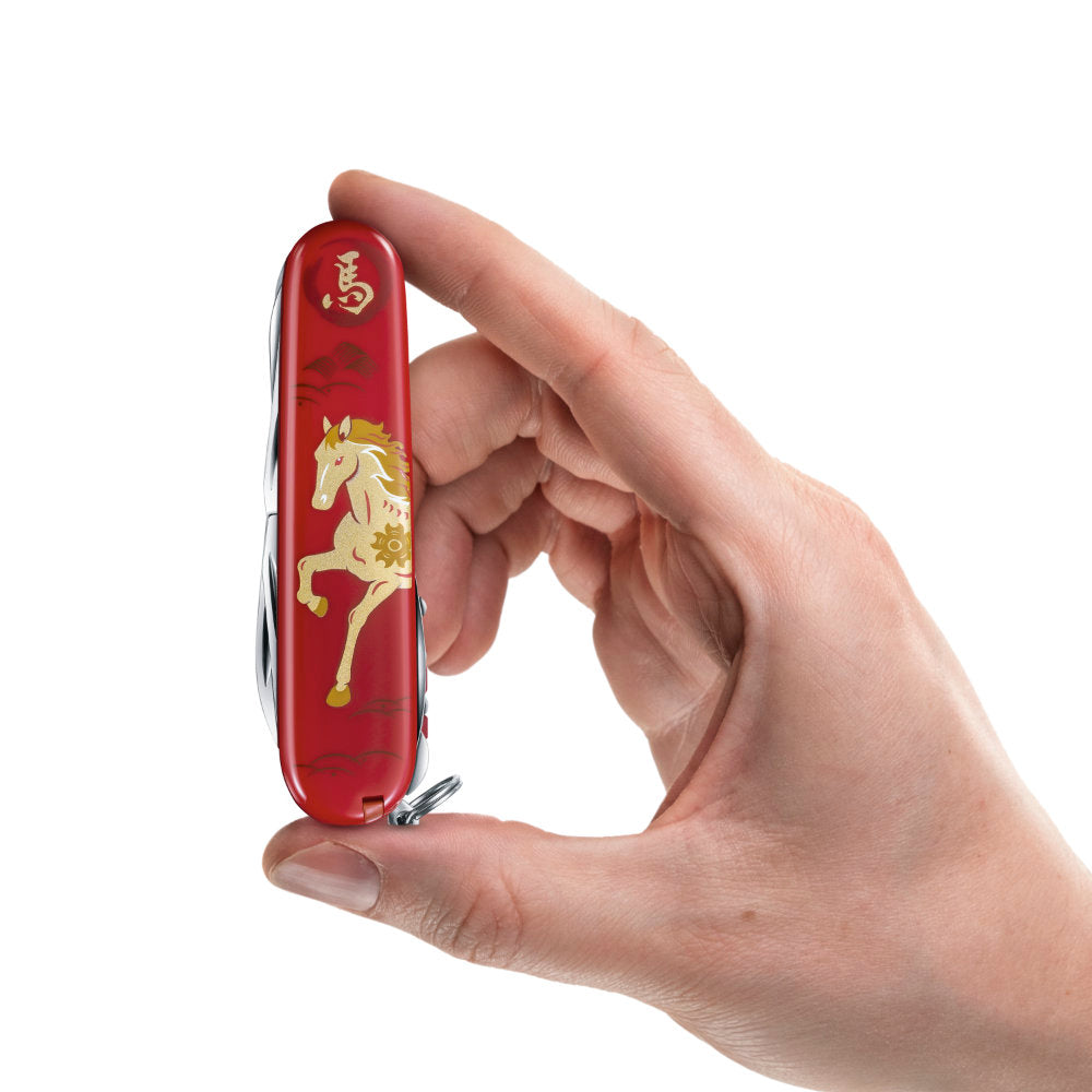 Victorinox Year of the Horse Huntsman 2026 Limited Edition Swiss Army Knife in Hand