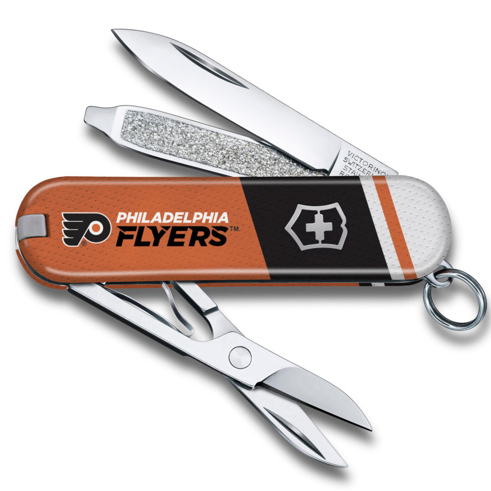 Victorinox NHL Philadelphia Flyers Classic SD Swiss Army Knife 