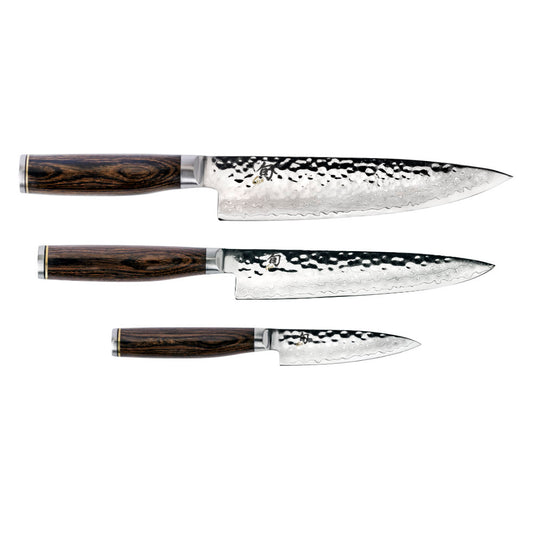 Shun Premier 3-Piece Starter Knife Set at Swiss Knife Shop