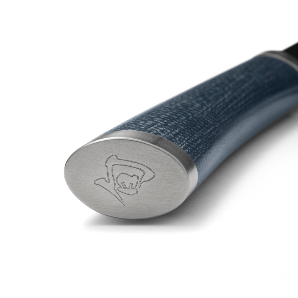 Shun Shiranami 7" Santoku Knife End Cap Detail