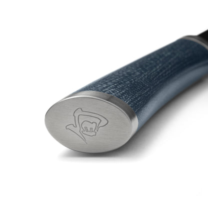 Shun Shiranami 7" Santoku Knife End Cap Detail