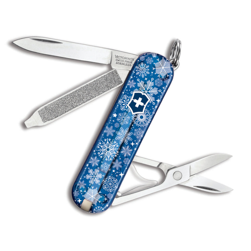 Victorinox Snowflakes Classic SD Designer Swiss Army Knife