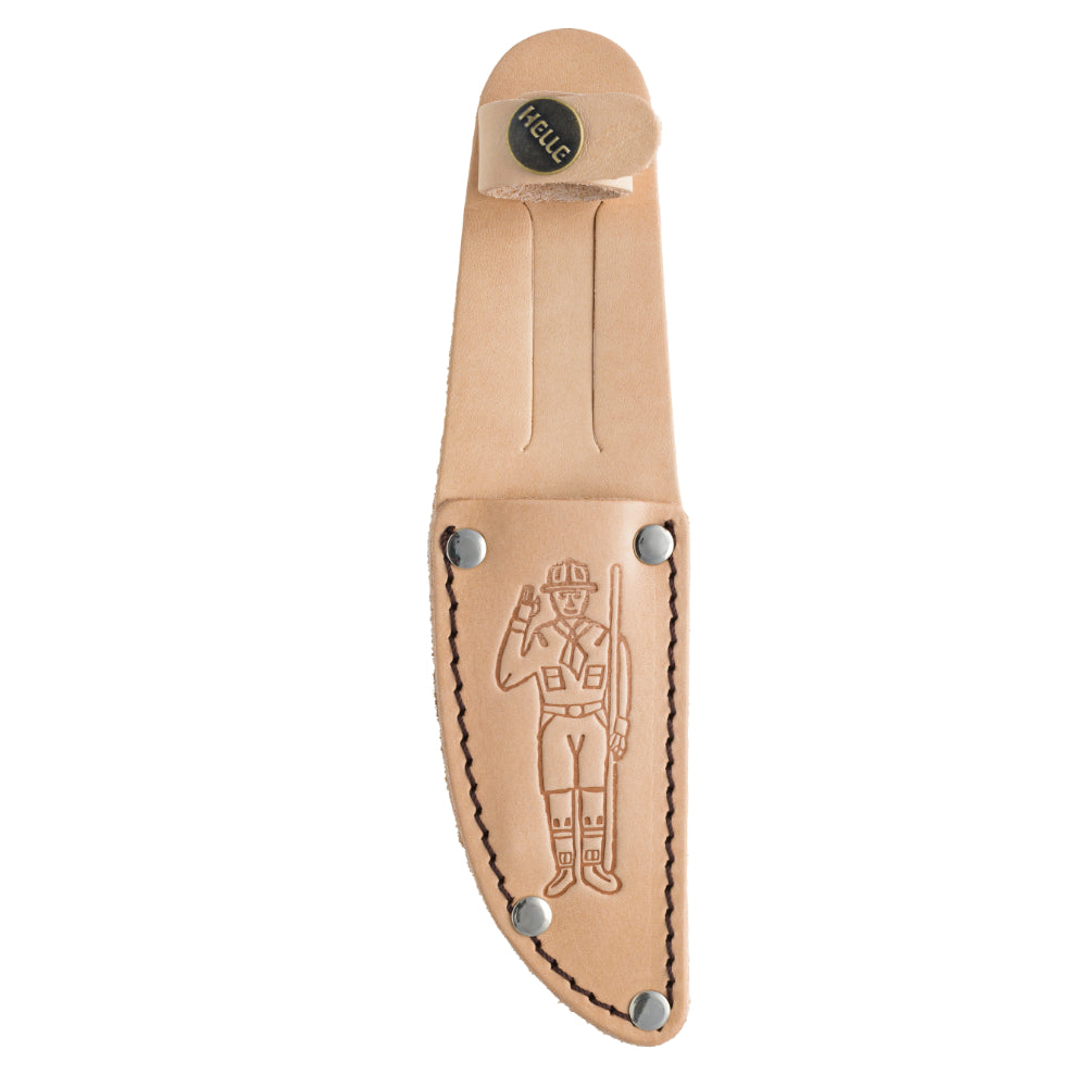 Helle Boy Scout Knife with Leather Sheath at Swiss Knife Shop