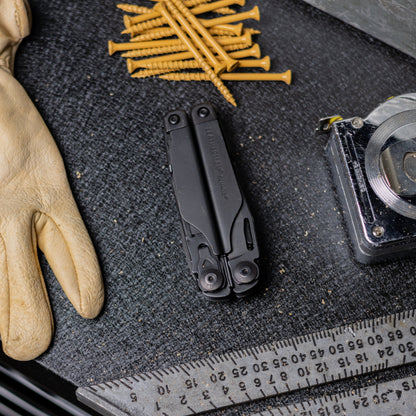 Leatherman Surge Black Oxide Pliers Multi-Tool Folded Closed in DIY Project