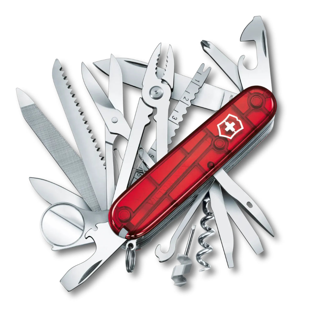 Victorinox SwissChamp Translucent Ruby Swiss Army Knife