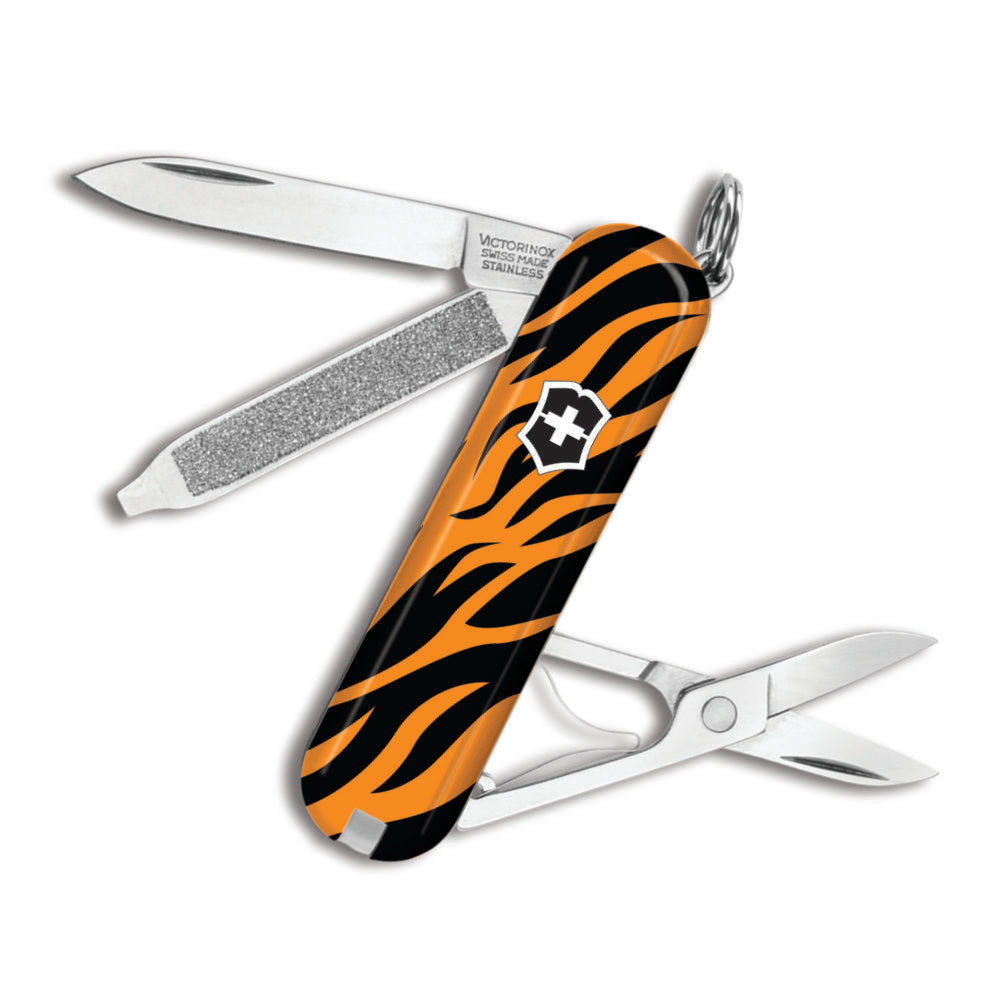 Victorinox Tiger Stripes Classic SD Designer Swiss Army Knife Only at Swiss Knife Shop