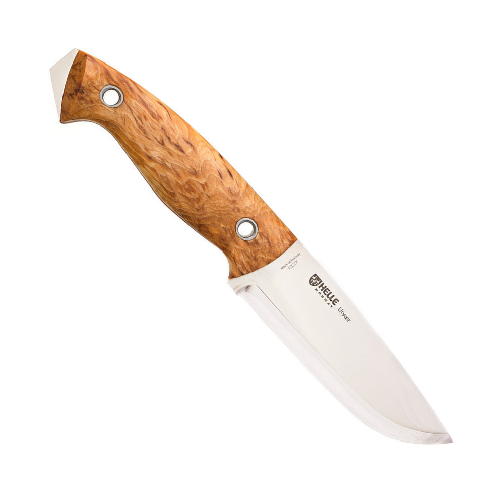 Helle Utvaer Outdoor Knife with Leather Sheath