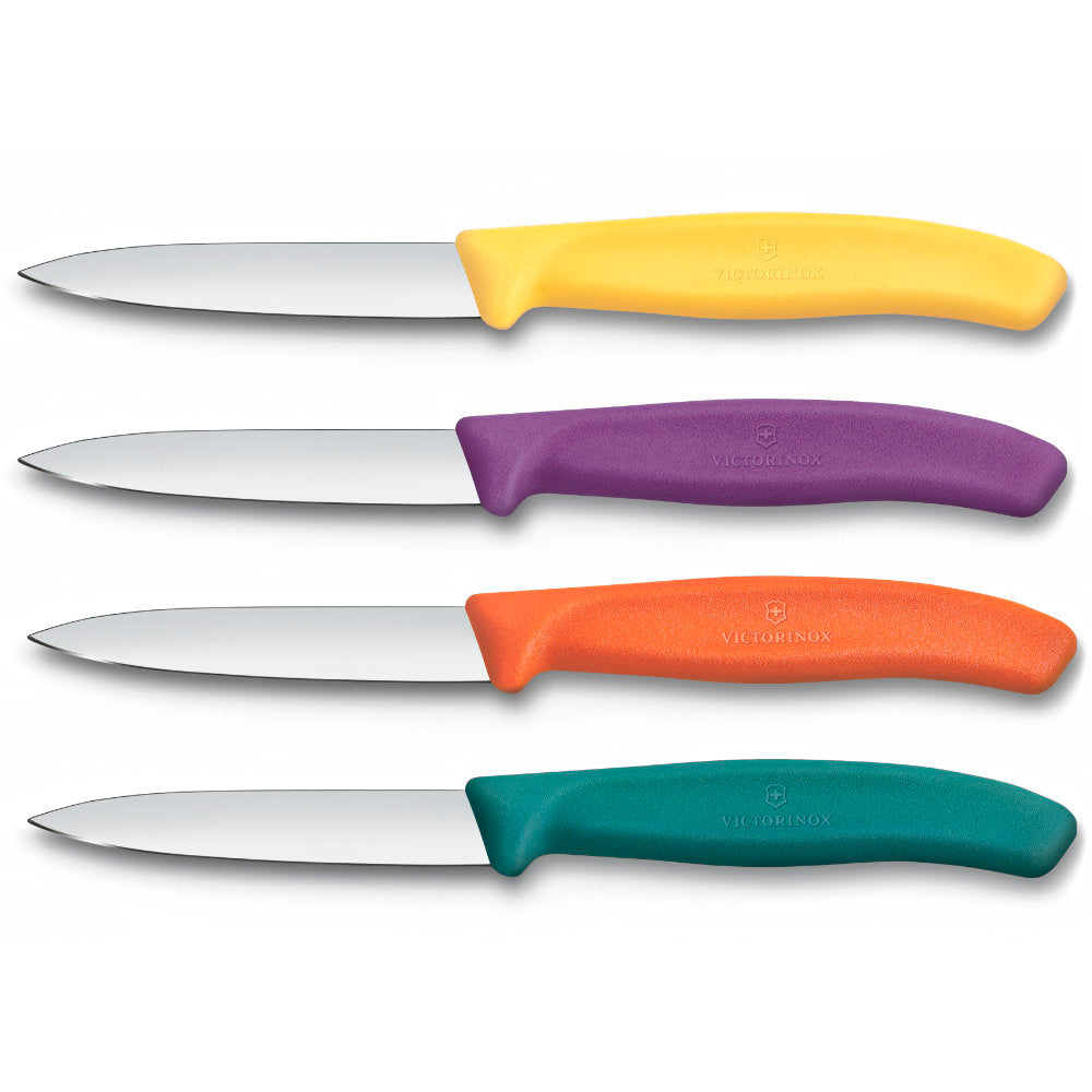 Victorinox Swiss Classic 4-Piece 3.25" Spear Tip Paring Knife Set