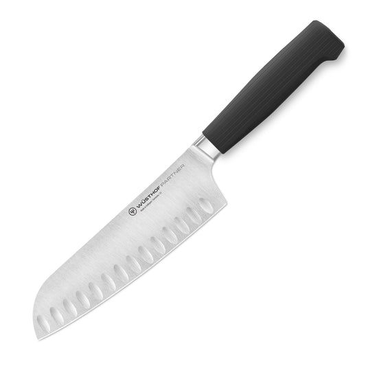 Wusthof Partner 7" Hollow Edge Santoku Knife at Swiss Knife Shop