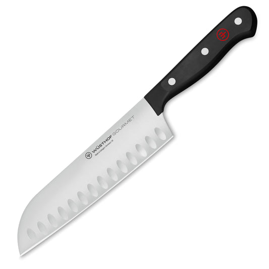 Wusthof Gourmet 7" Hollow Edge Santoku Knife at Swiss Knife Shop