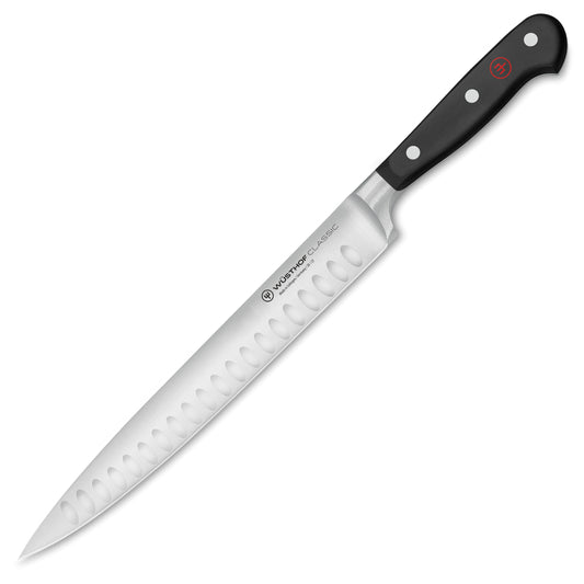 Wusthof Classic 9" Hollow Edge Carving Knife at Swiss Knife Shop