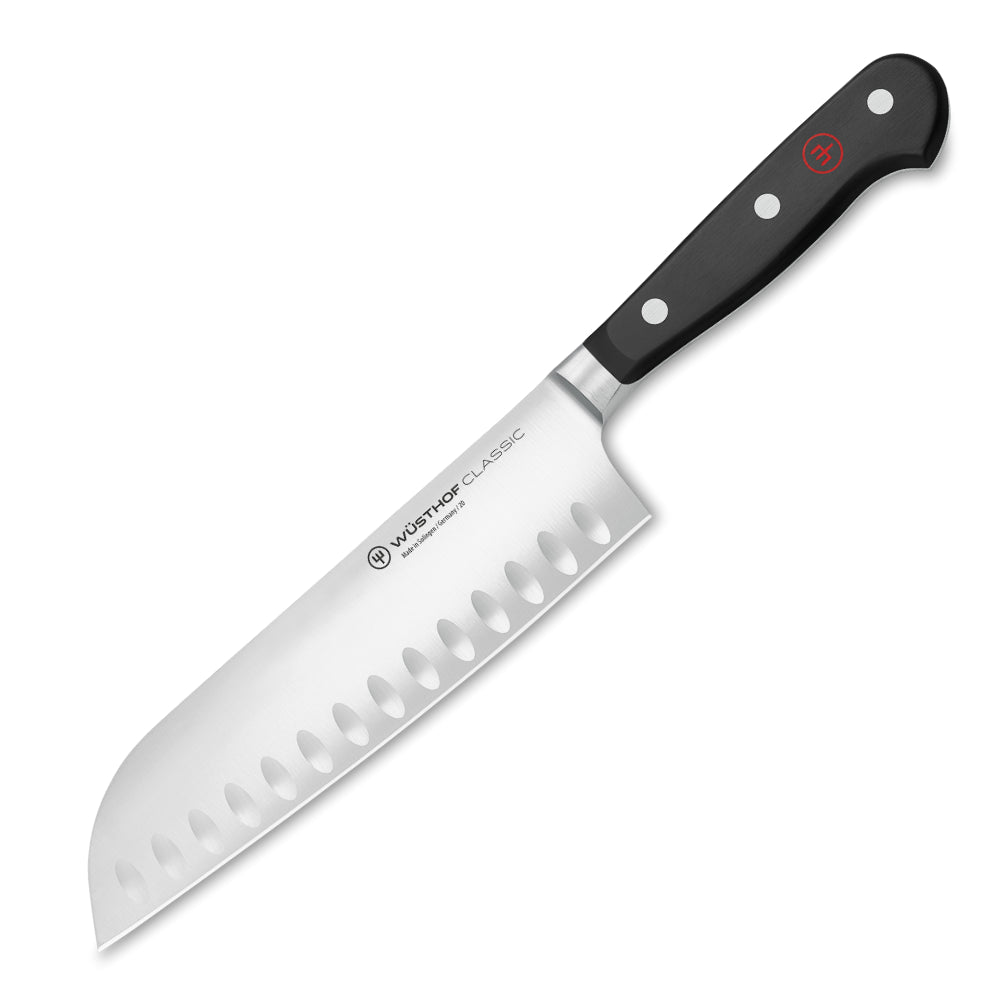 Wusthof Classic 7" Hollow Edge Santoku Knife at Swiss Knife Shop