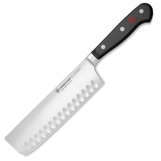 Wusthof Classic 7" Hollow Edge Nakiri Knife at Swiss Knife Shop