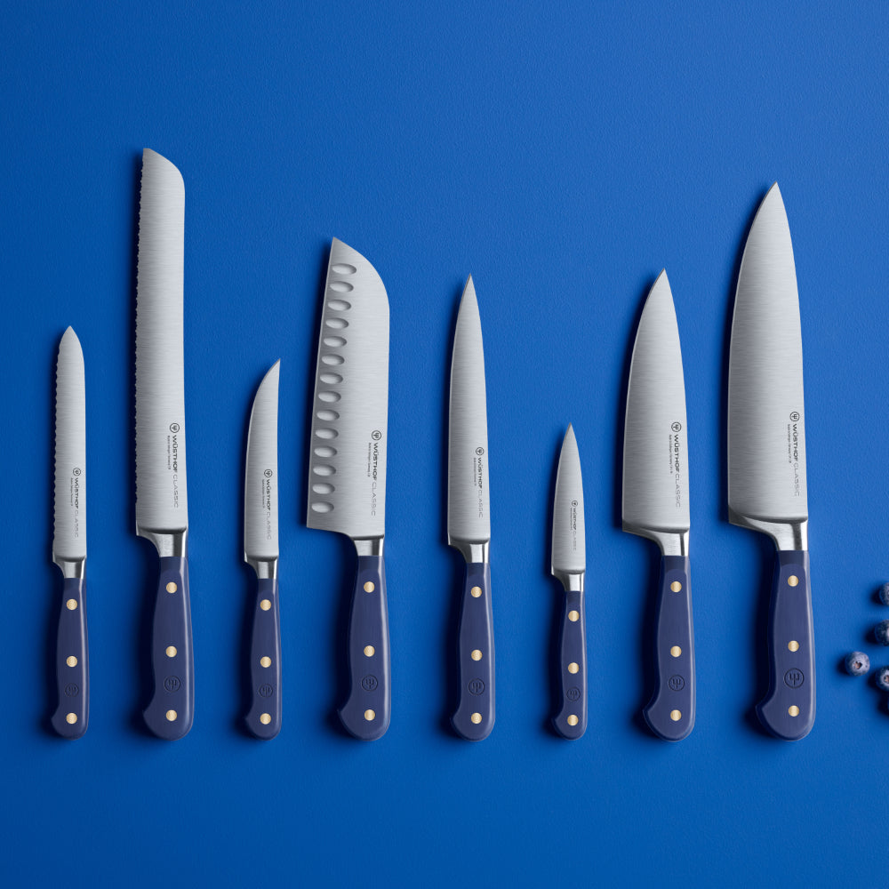 Wusthof Classic Wild Blueberry 8-Piece Designer Knife Block Set