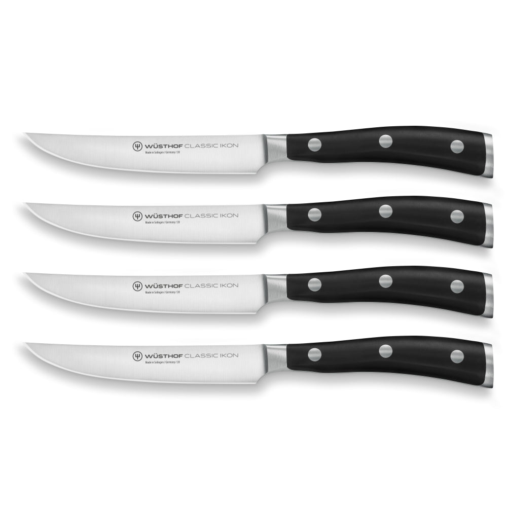 Wusthof Classic Ikon 4-Piece Steak Knife Set at Swiss Knife Shop