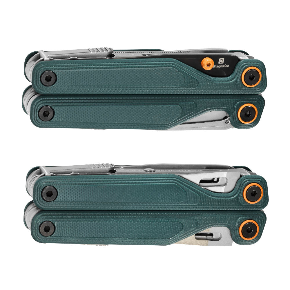 Leatherman Wave Alpha Pliers Multi-Tool Closed Front and Back View Cascadia