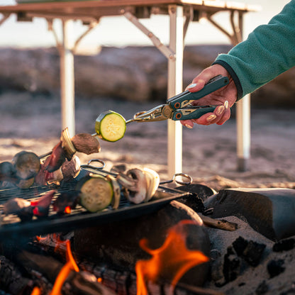 Leatherman Wave Alpha Pliers Multi-Tool in Use at the Camp Fire