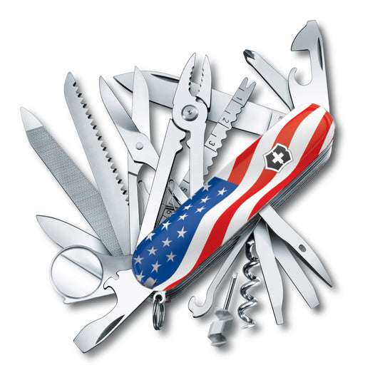 Victorinox US Flag SwissChamp Designer Swiss Army Knife