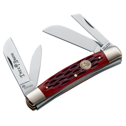 Boker Jigged Red TS Congress Pocket Knife at Swiss Knife Shop