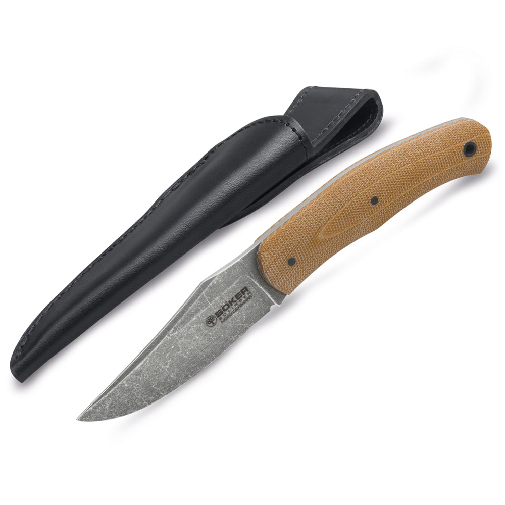 Boker Boxer Fixed Knife with Sheath at Swiss Knife Shop