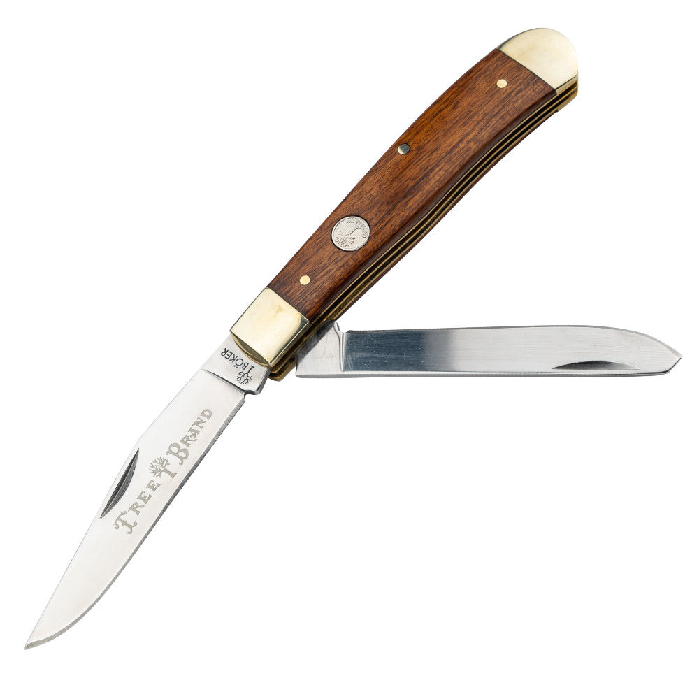 Boker TS 2.0 Smooth Rosewood Trapper Folding Knife