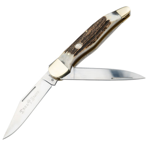Boker TS 2.0 Jigged Bone Trapper Folding Knife at Swiss Knife Shop