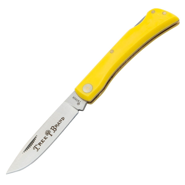 Eye Brand Knives: Eye Brand Locking Sod Buster Knife, Yellow