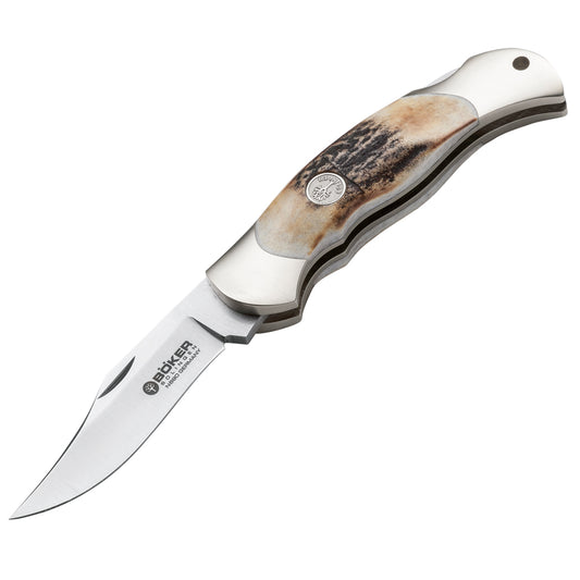 Boker Junior Scout Stag Folding Knife at Swiss Knife Shop