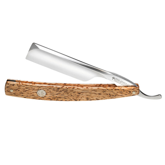Boker The Celebrated Curly Birch Straight Razor at Swiss Knife Shop