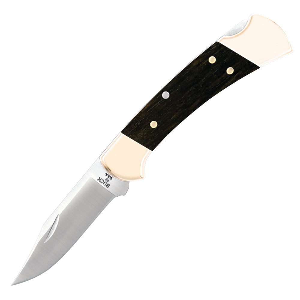 Buck 112 Ranger Folding Knife with Ebony Handle at Swiss Knife Shop