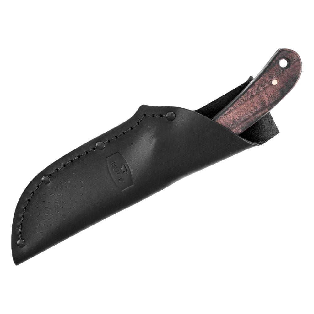 Buck 113 Ranger Skinner Knife with Ebony Handle in Sheath (Included with Knife)