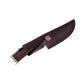 Buck 192 Vanguard Knife with Walnut Handle in Leather Sheath