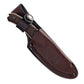 Buck 662 Alpha Scout Fixed Blade Knife with Walnut Handle in Leather Sheath