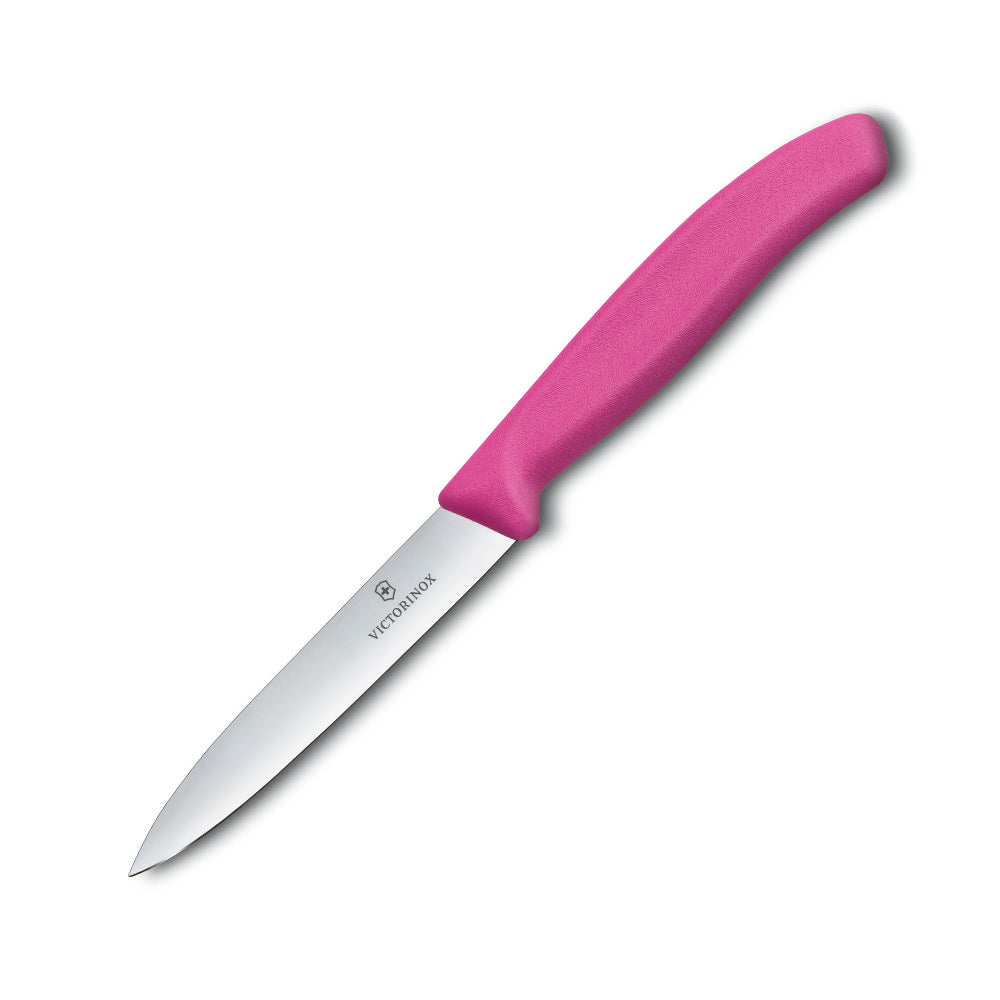 Swiss Classic 4" Spear Tip Paring Knife by Victorinox Pink Handle