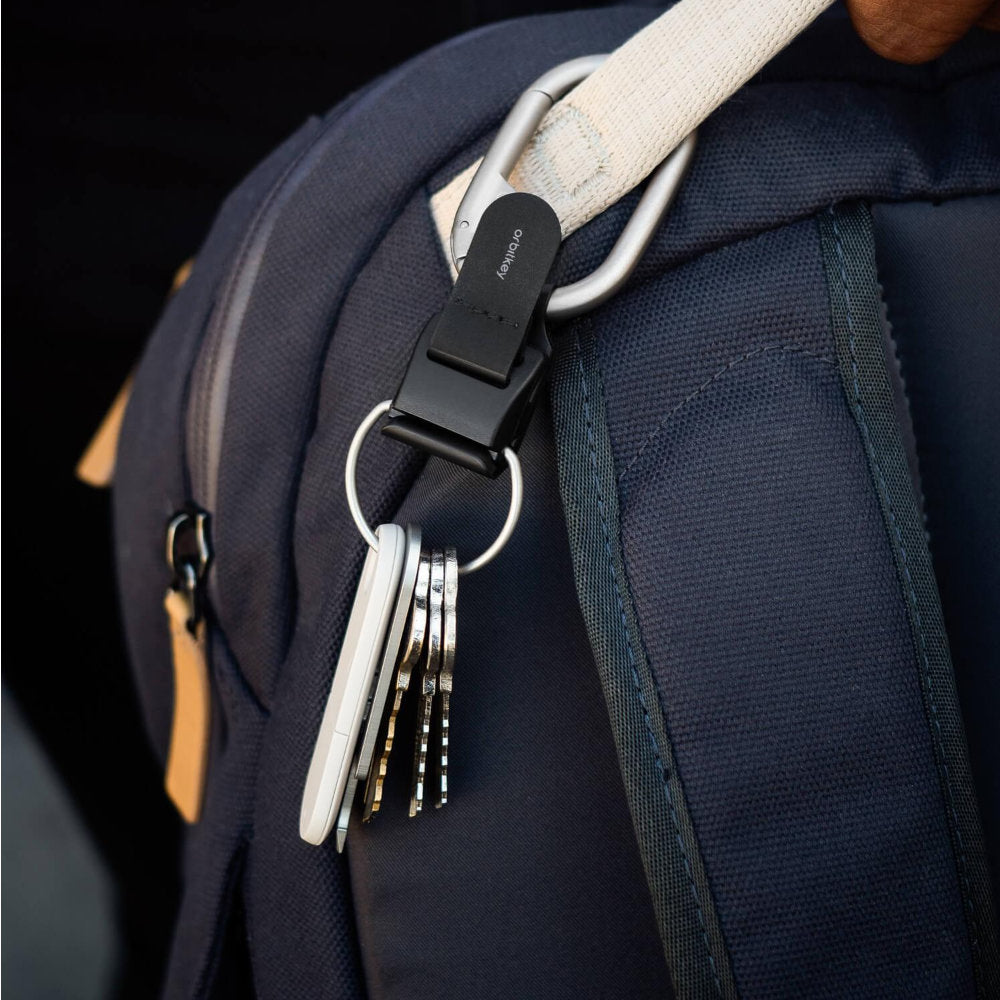 Orbitkey Clip, v2 Attaches To Bags and Belt Loops to Eliminate Rummaging