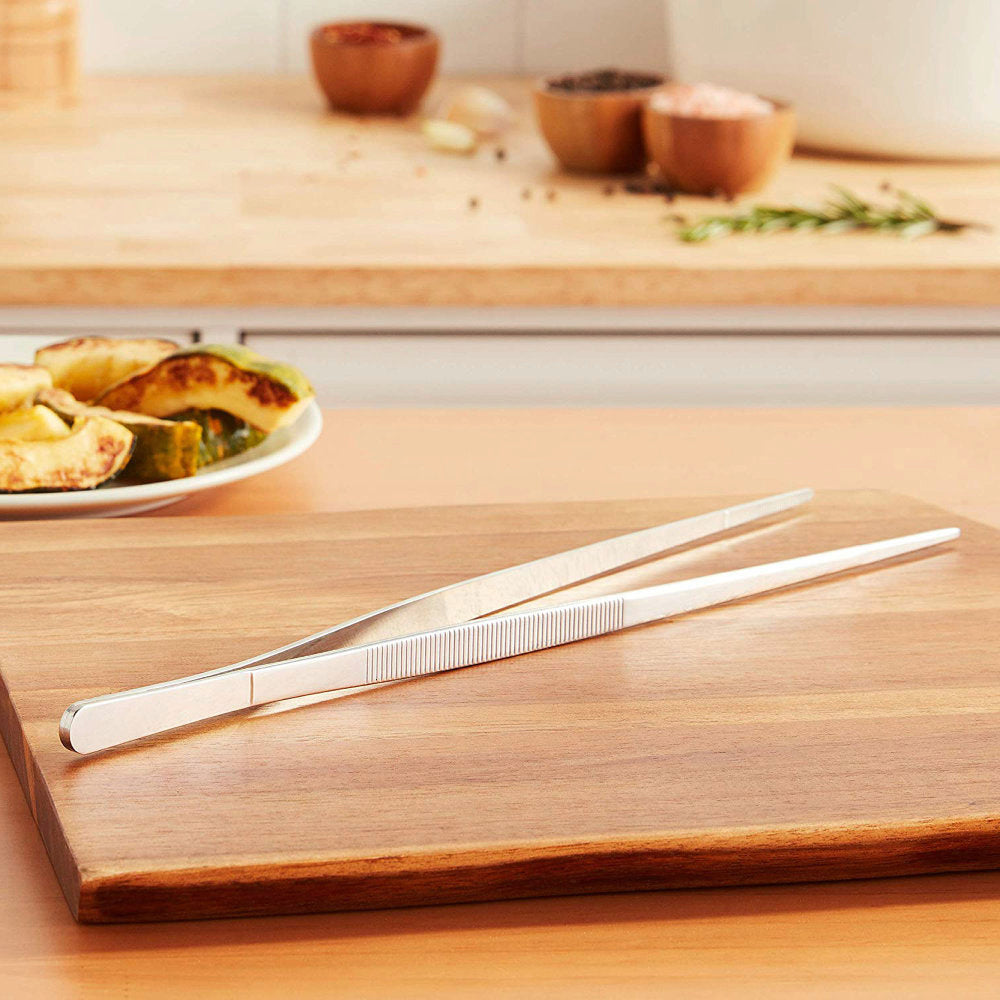 Kuchenprofi 12-inch Tweezer Tongs for Plating and Cooking