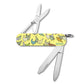 Funky Chickens Classic SD Exclusive Swiss Army Knife with a Flock of Colorful Chickens
